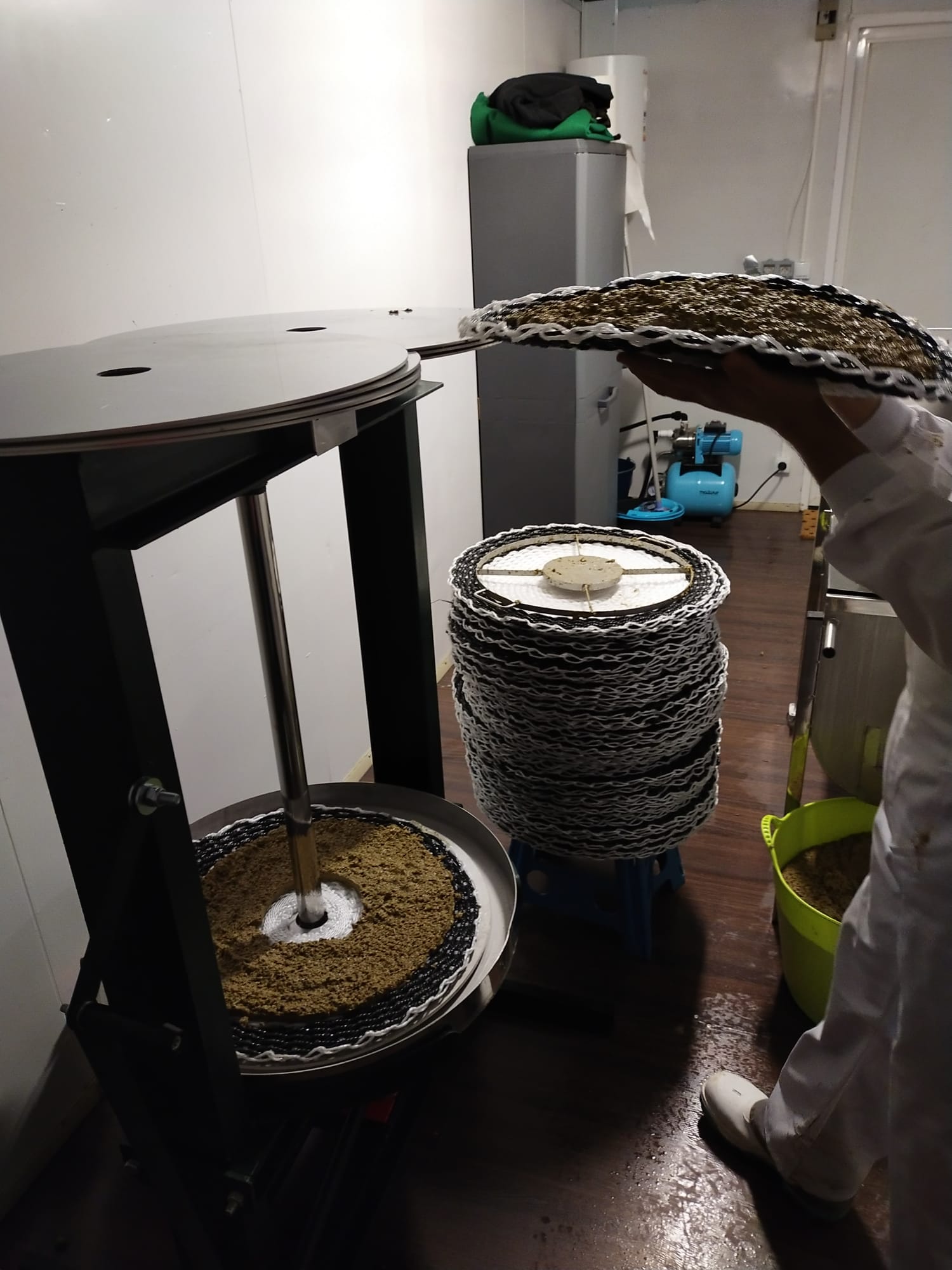 Prensa mecanica de capachos